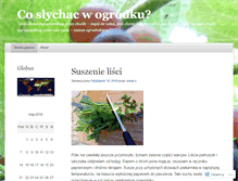 Tablet Screenshot of coslychacwogrodku.com